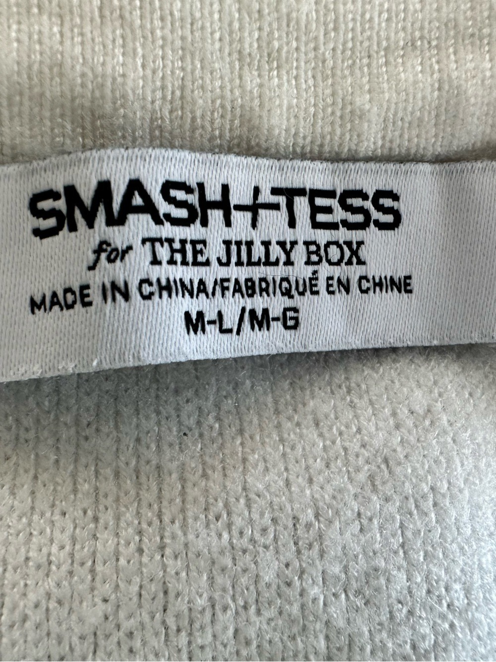 Jilly Box Smash + Tess White Cardigan with Navy Stripes & Gold Buttons M/L - Picture 9 of 15